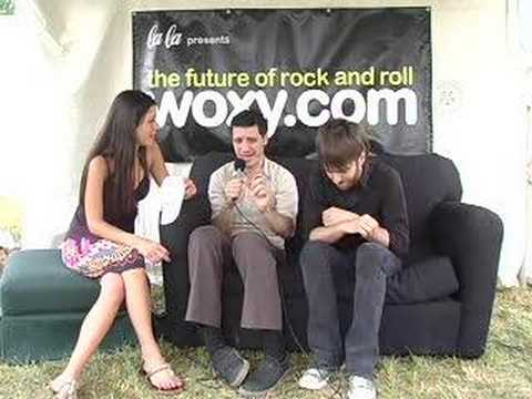 Mute Math Backstage at Bonnaroo '07