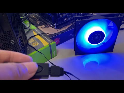 EK Vardar EVO 120ER D RGB - controlando com controlador Jonsbo RGB