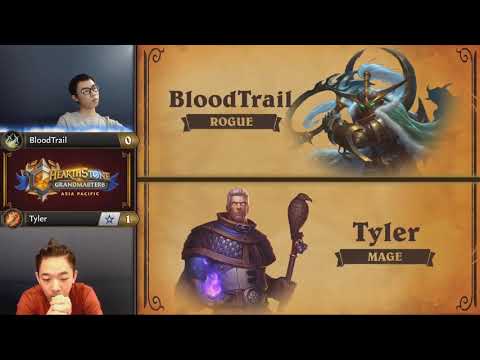 Hearthstone Grandmasters 2019: Tyler vs BloodTrail | Week 1 Day 2 | Asia-Pacific