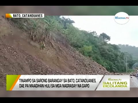 Balitang Bicolandia: Rockslide