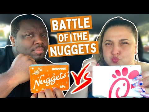 Battle of the Chicken Nuggets! [Popeyes Vs Chick Fil]