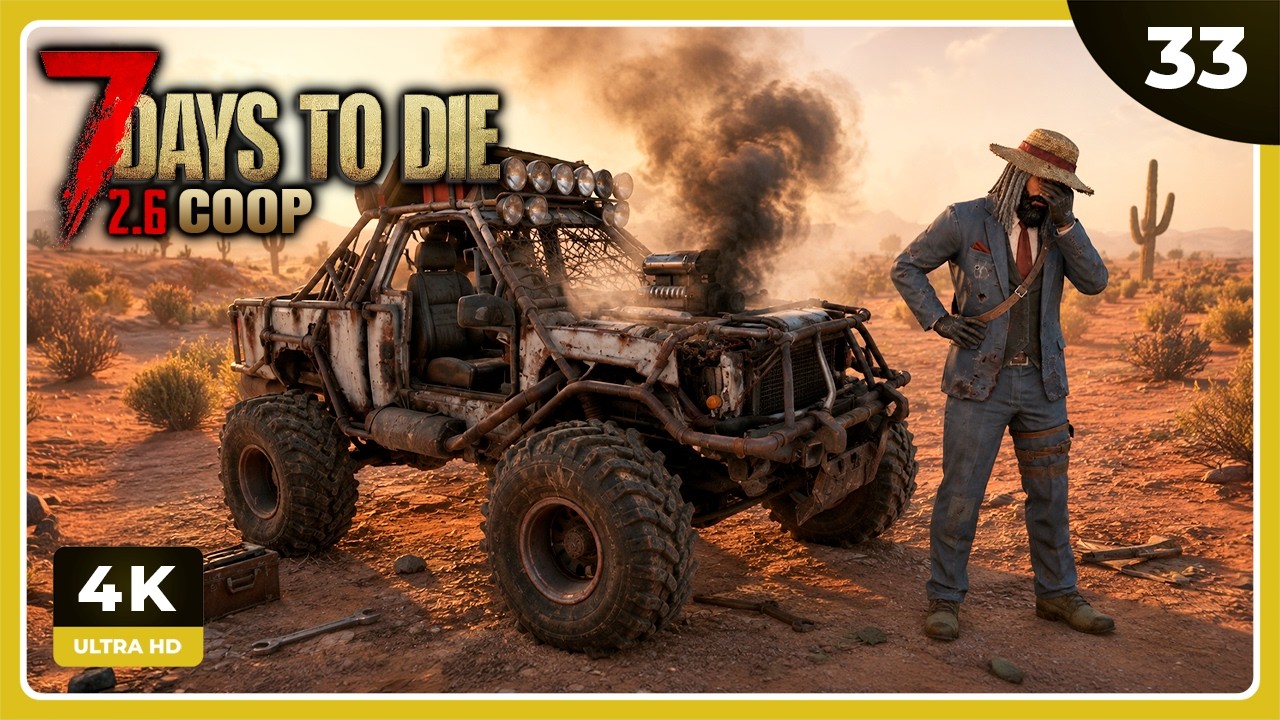 7D2D #33 | HACEMOS EL 4x4 y... :S | 7 DAYS TO DIE Gameplay Español