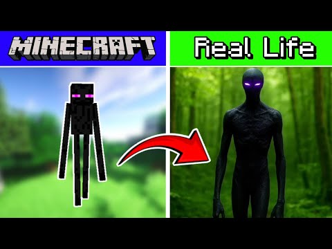 Minecraft Mobs, But in Real Life | Minecraft Mobs vs Real Life Beasts!