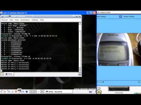Bluesnarfing a Nokia 6310i hand set