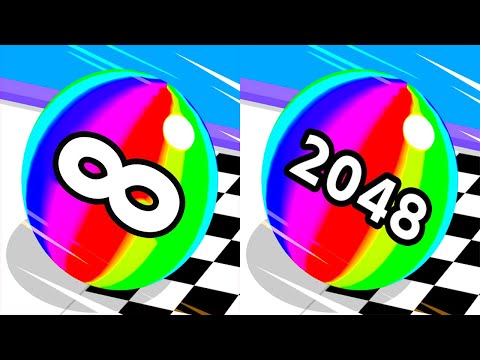 Ball Run 2048 Infinity VS Ball Run 2048 - All Levels Gameplay Android iOS Ep 2