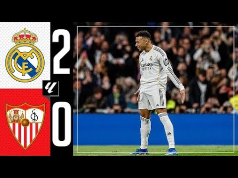 Real Madrid 2-0 Sevilla FULL MATCH (Dec 20, 2025) | Tactical Camera | La Liga