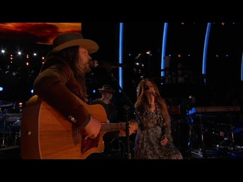 The Voice US  Live Semi-final Performances - Alisan Porter  Adam Wakefield "Angel from Montgomery"