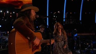 The Voice US  Live Semi-final Performances - Alisan Porter  Adam Wakefield "Angel from Montgomery"