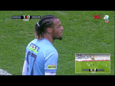 GOL Iron Gomis Kasımpaşa 1-0 Kırşehir Belediyespor (Ziraat Türkiye Kupası 4. Tur Maç)