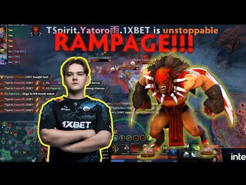 Yatoro Bloodseeker Rampage from 118 HP | Xtreme Gaming vs Team Spirit | Berlin Major