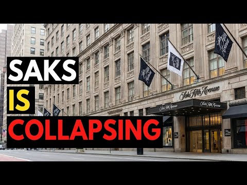 Saks Is Collapsing — And Luxury Retail Might Be Next