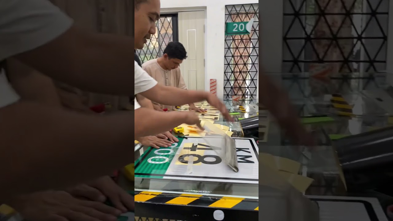 Produksi Patok Kilometer Rambu Jalan Toll