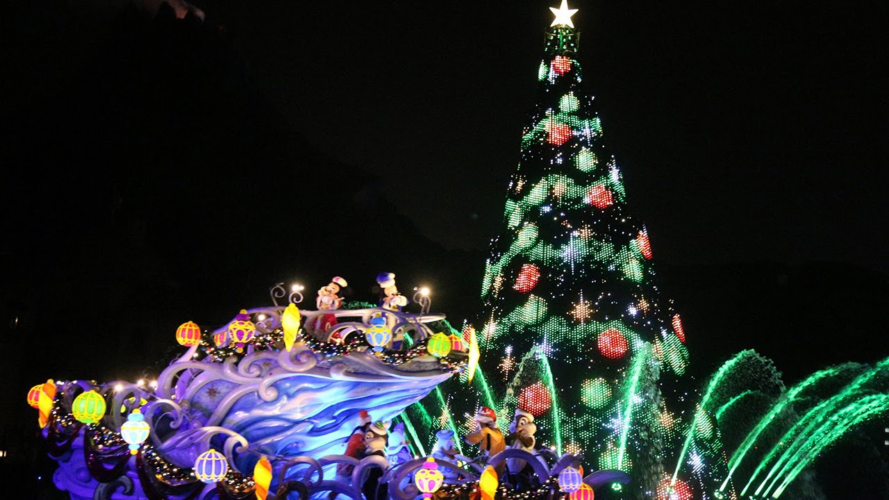 東京ディズニーシー 夜の水上ショー カラー オブ クリスマス がお披露目 毎日キレイ