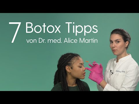 BOTOX® Behandlung - 7 TIPPS FÜR ÄRZTE