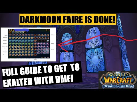 How to get EXALTED with the ' Darkmoon Faire ' Rep for the INSANE Title (FULL GUIDE) - WOTLK CLASSIC