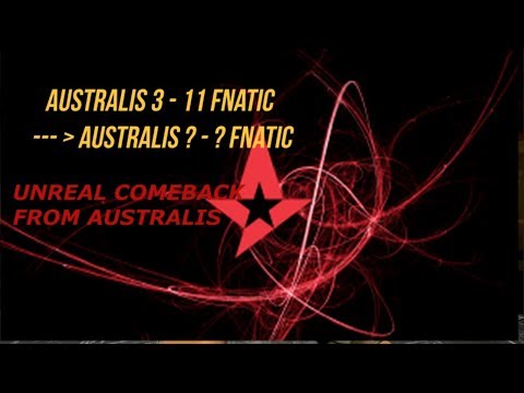 UNREAL COMEBACK FROM ASTRALIS VS FNATIC - IEM CHICAGO