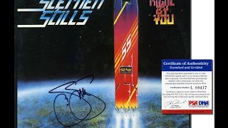 STEPHEN STILLS Hand Signed LP Cover &quot;Right By You&quot; - PSA/DNA - UACC RD #289