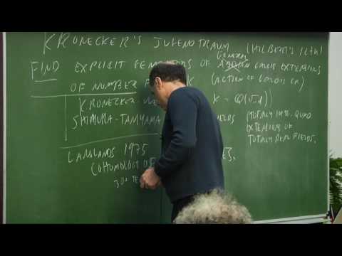 Michael Harris. Shimura varieties and the search for a Langlands transform