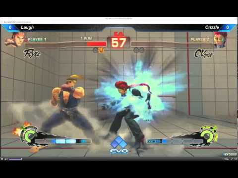 EVO 2013 - Super Street Fighter IV AE Semifinals - Laugh vs Crizzle