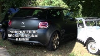 preview picture of video 'Testfahrten für die ADAC Rallye Deutschland'