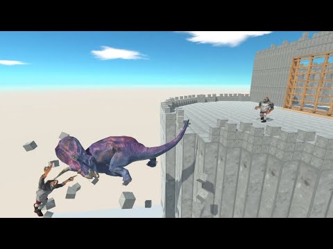 Wolverine Ape Brothers WOLVERILLA vs ALL UNITS on Ancient Tower Animal Revolt Battle Simulator