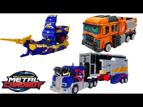 Metal Cardbot - Mech Tackle, SteelHook & Heavy Iron