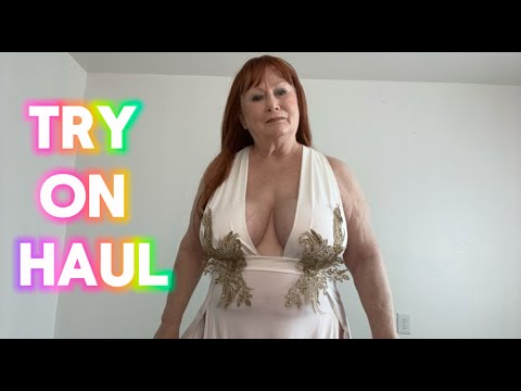 [4K] Try on Haul with Michelle | Big Beautiful Clothes Try on