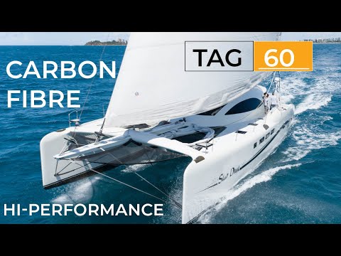 Fast Sailing Catamaran - Carbon Fibre High Performance TAG 60