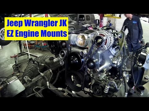 Jeep Wrangler JK V8 EZ Engine Mounts