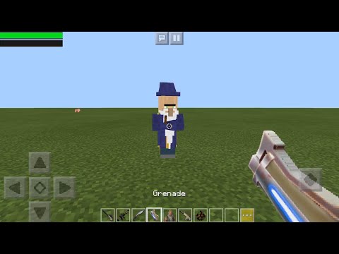 EPIC Minecraft PE Boss Battle: Fortnite Weapons vs Evil Witch!