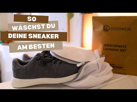 WÄSCHENETZ richtig einsetzen 🫧 So wäscht du deine Giesswein Sneaker sicher!