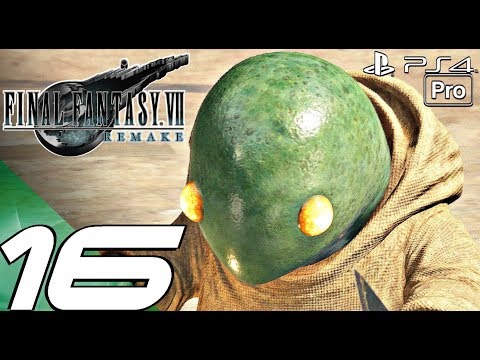 FINAL FANTASY VII REMAKE - Gameplay Walkthrough Part 16 - Side Quests & Secret Bosses (PS4 PRO) 100%