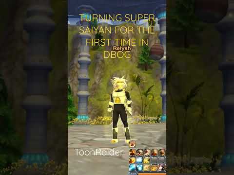 Turning Super Saiyan For The First Time In Dragon Ball Online Global!! #shorts #dragonball #dbo