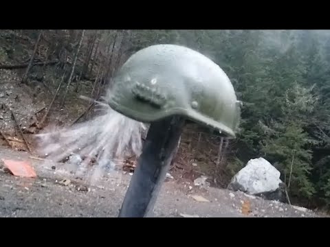 Russian Army helmets ballistic tests - From WW2 SSH40 to the Modern day 6b47