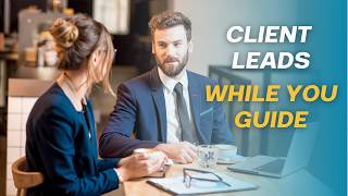 The client leads while you guide in a coaching session
