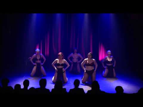 Conquering Classic Burlesque students perform Blue Prelude - The Bombshell Burlesque Academy