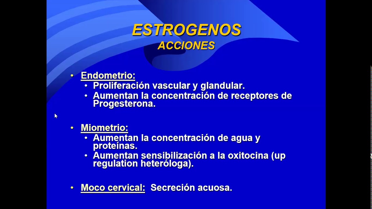 Hormonas sexuales parte 1