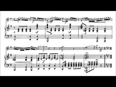 Huber, Adolf  Violin Concertino No.4, Op.8 for violin +piano