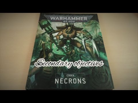 Secondary Objectives Necron [ENG] Codex 2020 Focus rules