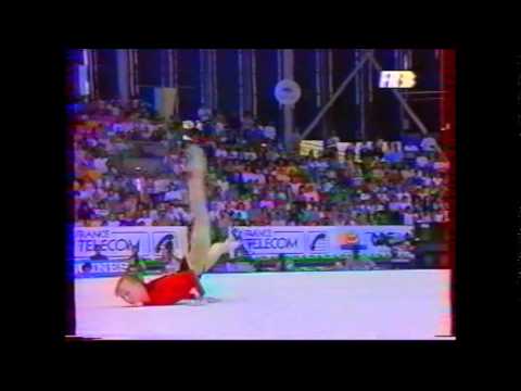 Tatiana IGNATOVA (RUS) floor - 1992 Europeans Nantes EF