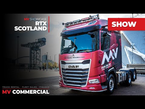 MV Commercial proudly showcasing our latest trucks at RTX Scotland 2026