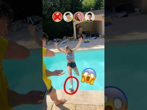 WER CHECKT ES?😂💦 #kaishorts #challenge #pool #sommer #turnen #parkour