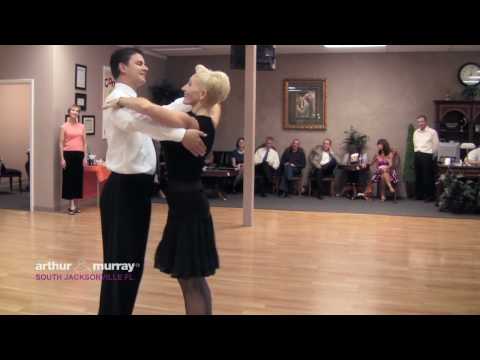 Arthur Murray South Jacksonville Fl dance instructors demonstrate Waltz