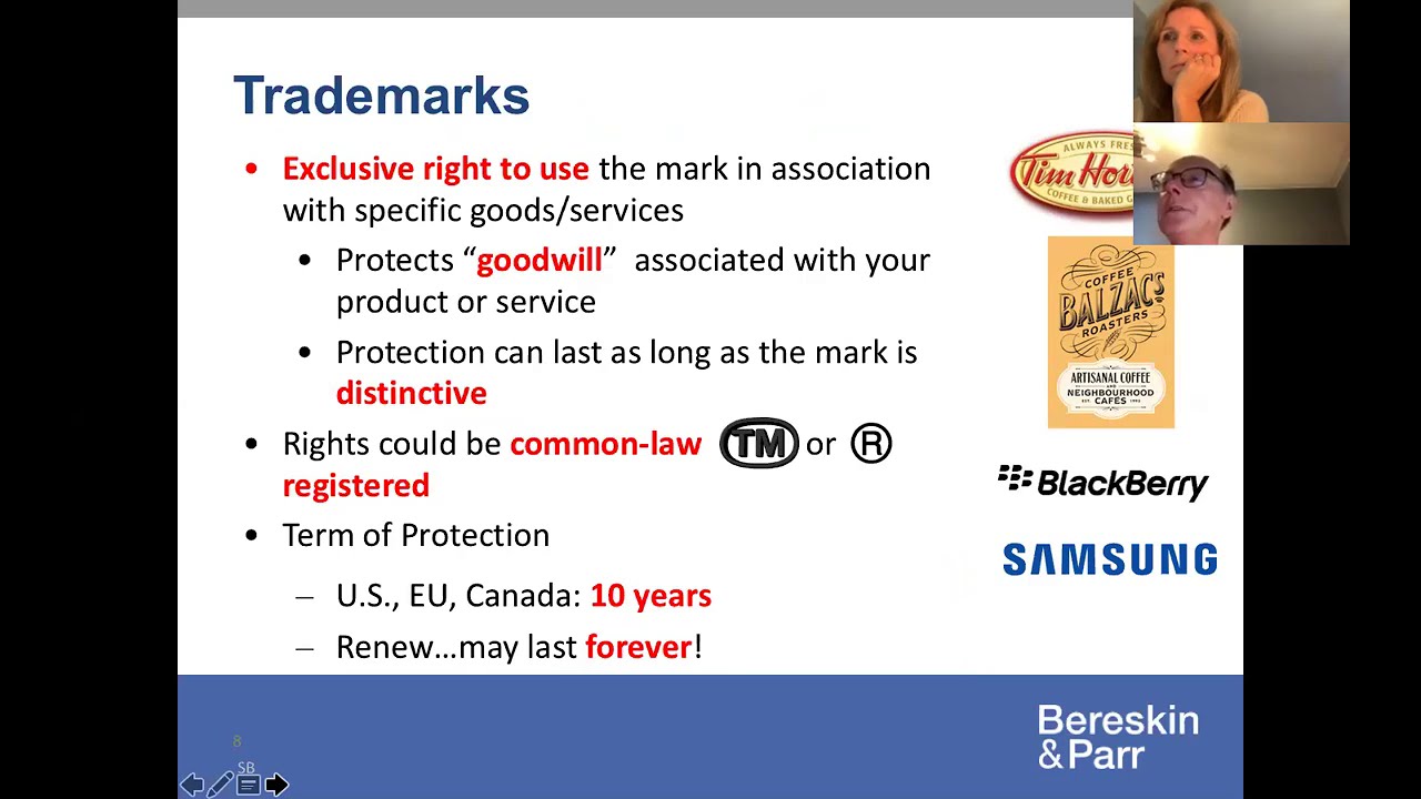 Intellectual Property Basics for Start-Ups with Bereskin & Parr