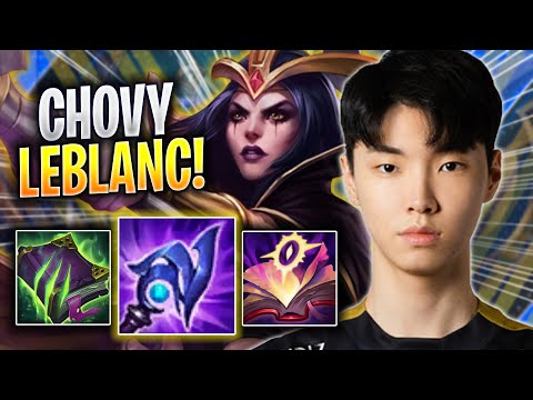 CHOVY TRIES LEBLANC WITH NEW BUFFS! - GEN Chovy Plays Leblanc MID vs Ryze! | Season 2023