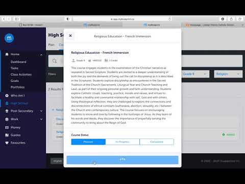 Grade 9 IPP and MyBlueprint