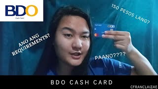 BDO Cash Card l cfranclaizae