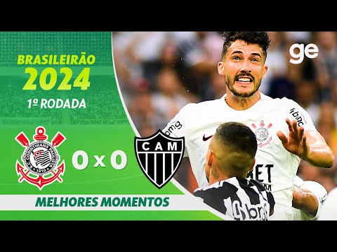 Gols e lances de Corinthians x Atlético Mineiro