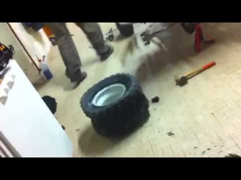 comment monter un pneu de quad