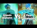 Xenoverse 2 Gigantic Explosion Vs Final Explosion! Which Is Better